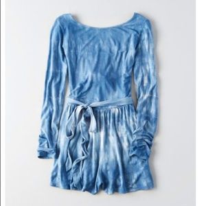 American Eagle L/S Tye-Dye Romper
